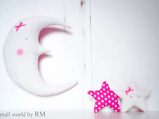 Cojín luna y estrella, Mundo Raquel Mundo Raquel Scandinavian style nursery/kids room Accessories & decoration