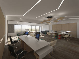 DONAT COLLECTION OFFICE, Inan AYDOGAN /IA Interior Design Office Inan AYDOGAN /IA Interior Design Office Bedrijfsruimten