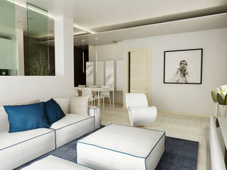 Villa bifamiliare in provincia di Brescia, HP Interior srl HP Interior srl Living room