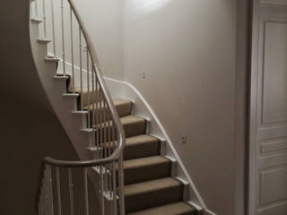 Dents Road, BLA Architects BLA Architects Classic style corridor, hallway and stairs