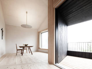 CHALET - LAPEDEVILLA, PEDEVILLA ARCHITECTS PEDEVILLA ARCHITECTS 모던스타일 다이닝 룸