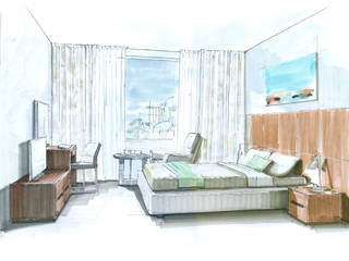 Residence AL GHANEM. Doha. Qatar., SMA S.p.a. SMA S.p.a. Modern style bedroom