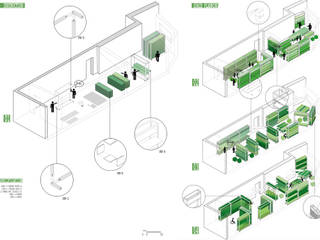 CONCORSO "LE SALE DELLA COOPERAZIONE"_2013, MirraToscano Architetti MirraToscano Architetti モダンデザインの 多目的室