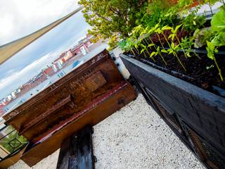 Terraza Mediterranea Sostenible, thesustainableproject thesustainableproject สวน