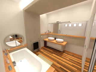 Rénovation salle de bain, ARtchidesign ARtchidesign Phòng tắm phong cách hiện đại