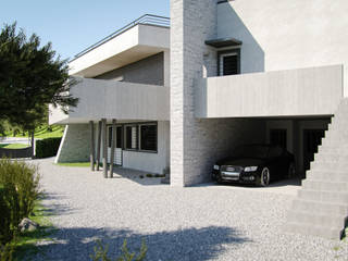 Villa Salvatore - Sant'Oreste (Rm), Bieffeci Architettura srl Bieffeci Architettura srl Дома в стиле минимализм