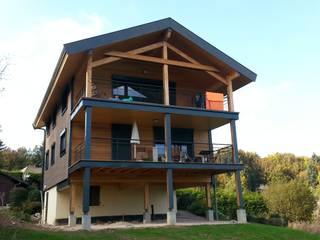 Chalet M à Eteaux - Haute-Savoie - 2014, Sarl Rémy Guesné Architecte Sarl Rémy Guesné Architecte 現代房屋設計點子、靈感 & 圖片