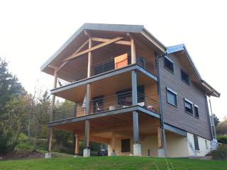 Chalet M à Eteaux - Haute-Savoie - 2014, Sarl Rémy Guesné Architecte Sarl Rémy Guesné Architecte منازل