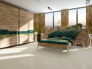 Moroso:The beauty of design bedroom, Inan AYDOGAN /IA Interior Design Office Inan AYDOGAN /IA Interior Design Office Rustik Yatak Odası