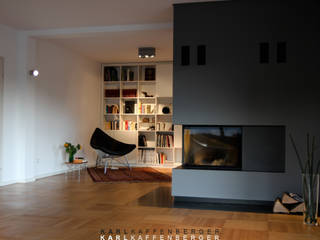 Wohnbereich Haus L., Karl Kaffenberger Architektur | Einrichtung Karl Kaffenberger Architektur | Einrichtung ห้องนั่งเล่น