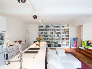 Discovery Bay Flat, HK, atelier blur / georges hung architecte d.p.l.g. atelier blur / georges hung architecte d.p.l.g. Moderne Wohnzimmer