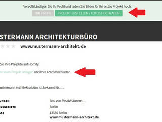 Das erste Projekt erstellen homify hilft