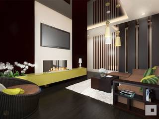 Дизайн интерьера 2-х комнатной квартиры на ул. Лобачевского , GM-interior GM-interior Phòng khách phong cách kinh điển