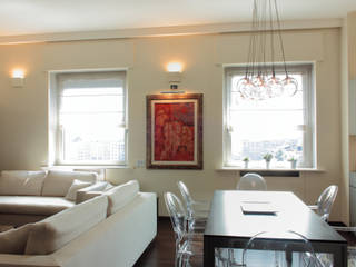 Abitazione a Milano/1, Francesca Bonorandi Francesca Bonorandi Modern Living Room