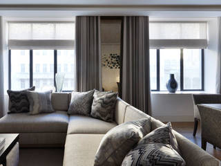 Lateral Apartment, Regents Park, Helen Green Design Helen Green Design Ruang Keluarga Modern