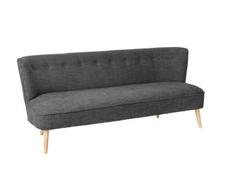 Sofa, Dark Grey Upholstery, Rubberwood Legs, Bloomingville Bloomingville Salas de estilo clásico