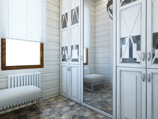 Дизайн проект загородного дома п. Бурцево, Apolonov Interiors Apolonov Interiors Classic style corridor, hallway and stairs