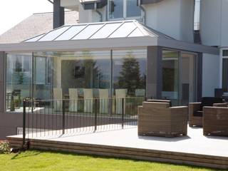 KELLER GLASSHOUSE® in minimalistischem Design, KELLER AG KELLER AG Minimal style conservatory