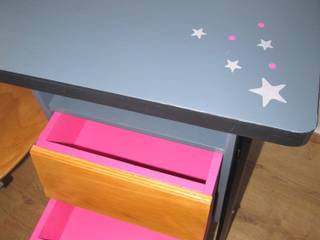 Bureau 50's à caisson., Ribambelle & Compagnie Ribambelle & Compagnie Scandinavian style nursery/kids room