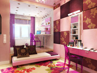 Children's room in the city of Perm, Your royal design Your royal design Eclectic style nursery/kids room