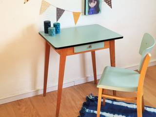 Paulette, la table bureau des années 50, Chouette Fabrique Chouette Fabrique Scandinavian style study/office