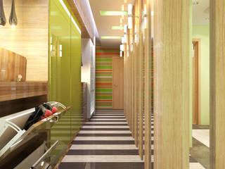 hall, Your royal design Your royal design Minimalist corridor, hallway & stairs