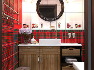guest WC, Your royal design Your royal design Badezimmer im Landhausstil