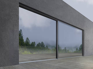 Shade , Giuseppe Bavuso Giuseppe Bavuso Puertas y ventanas minimalistas