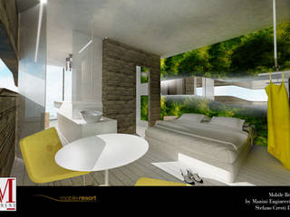 MOBILE RESORT by Manini Engineering Srl , MANINI ENGINEERING SRL MANINI ENGINEERING SRL Minimalist houses