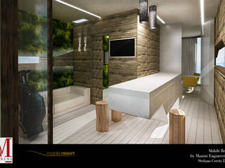 MOBILE RESORT by Manini Engineering Srl , MANINI ENGINEERING SRL MANINI ENGINEERING SRL Casas de estilo minimalista