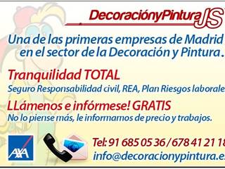 Pintores Madrid, Decoración y Pintura Profesional JS Decoración y Pintura Profesional JS Дома в стиле модерн