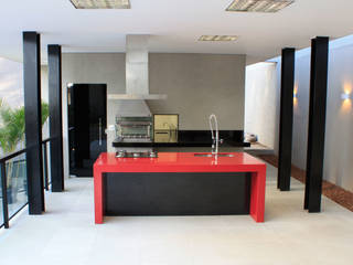 ESPAÇO GOURMET PARQUE GUTIERREZ, Mutabile Arquitetura Mutabile Arquitetura Modern style kitchen