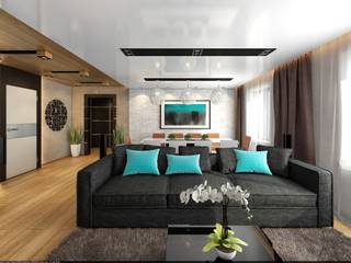 Уютное гнездышко, VIO design VIO design Minimalist living room
