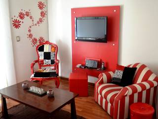 Proyecto Departamento Gusi, Sandra Molina Sandra Molina Eclectic style living room