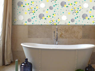 Stately Home Wallpaper, Kate Usher Studio Kate Usher Studio Paredes y pisos de estilo moderno