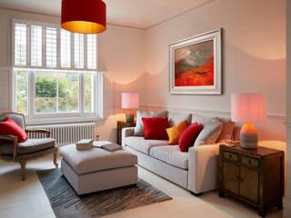 Sevenoaks Victorian House - full refurbishment & extension, ZazuDesigns ZazuDesigns Modern living room