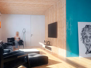 Minimal Apartment BR, Grynevich Architects Grynevich Architects Salones minimalistas