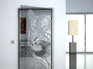 Glastüren mit gelaserten Motiven, Lionidas Design GmbH Lionidas Design GmbH Glass doors