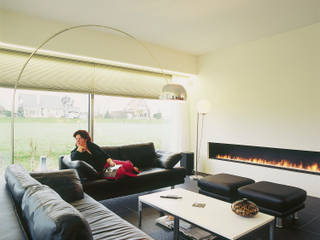 Woonhuis Nootdorp, Leonardus interieurarchitect Leonardus interieurarchitect Moderne Wohnzimmer