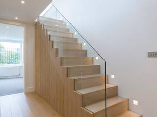 Kensington Penthouses, DDWH Architects DDWH Architects Minimalist corridor, hallway & stairs