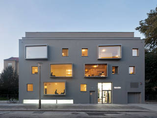 Modernes Mehrfamilienhaus im Passivhausstandard , BCO Architekten BCO Architekten Casas multifamiliares