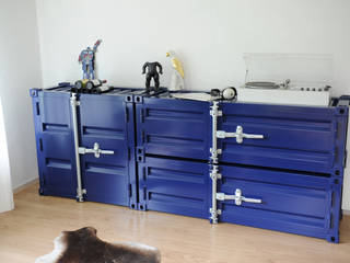 Studio Sander Mulder Study/officeStorage Metal Blue