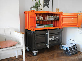 Studio Sander Mulder Living roomStorage Metal Orange