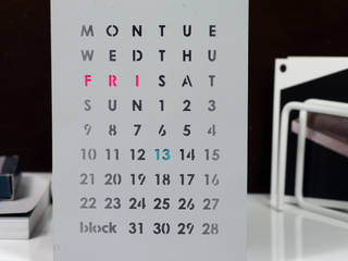 Perpetual Calendar , Block Design Block Design Powierzchnie handlowe