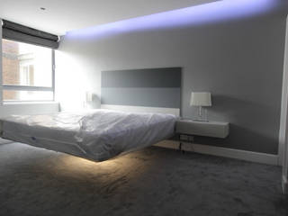 Complete modernisation of Central London Flat , Mconcept Mconcept ห้องนอน