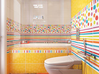 Bathroom, Your royal design Your royal design ミニマルスタイルの お風呂・バスルーム