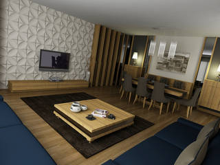 H.Y. EVİ, Niyazi Özçakar İç Mimarlık Niyazi Özçakar İç Mimarlık Modern living room