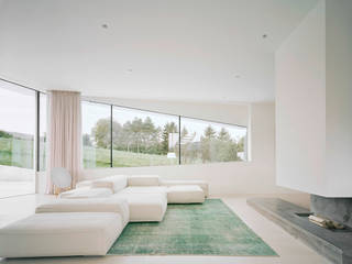 Villa Freundorf / Österreich, project a01 architects, ZT Gmbh project a01 architects, ZT Gmbh Livings modernos: Ideas, imágenes y decoración