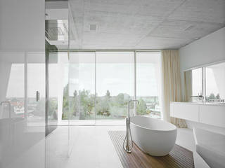 Villa Freundorf / Österreich, project a01 architects, ZT Gmbh project a01 architects, ZT Gmbh Baños de estilo moderno