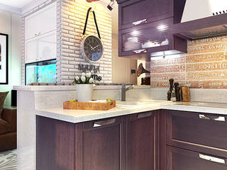 studio room , Your royal design Your royal design Eclectic style kitchen